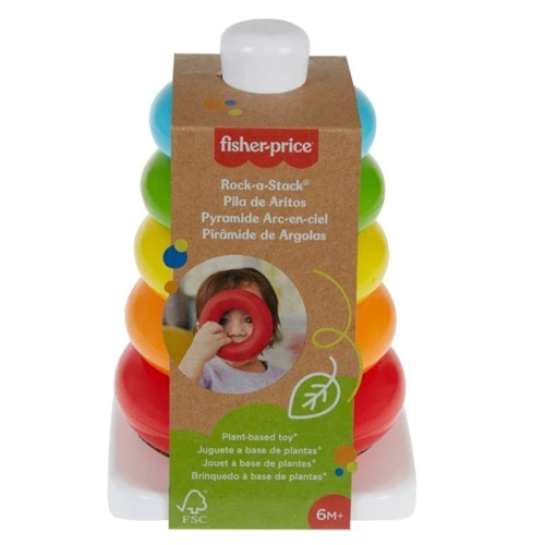 Пірамідка з еко-матеріалів Fisher-Price (GRF09): Вік Менее 1 года