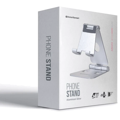Держатель ArmorStandart Desk Holder ARH212 Aluminium Silver (ARM77752)