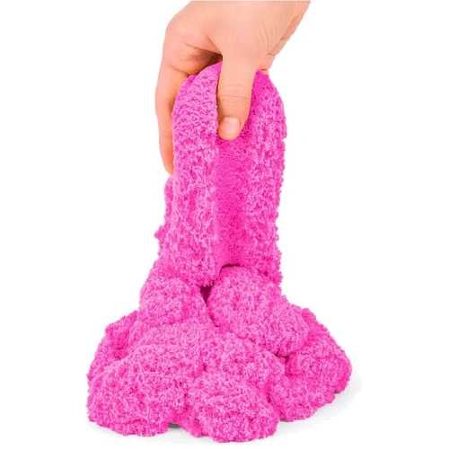 Пісок для дитячої творчості Kinetic Sand Colour рожевий 907 г (71453Pi)