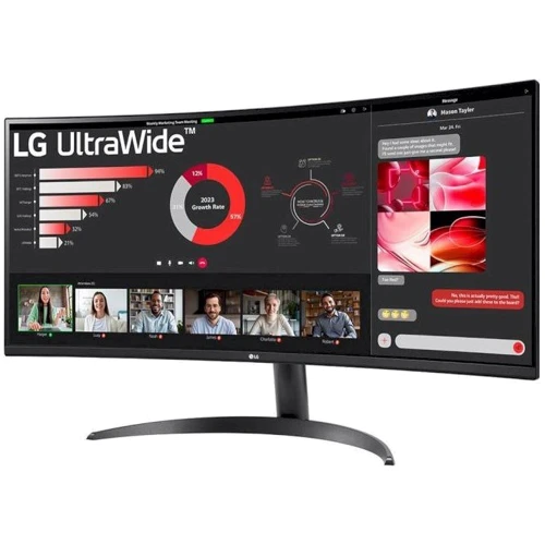 Монитор LG UltraWide 34WR50QC-B: Формат изображения 21:9