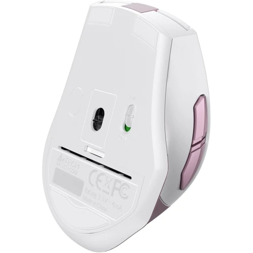 Мышь A4Tech Fstyler FG35 Pink/White: Количество кнопок 6