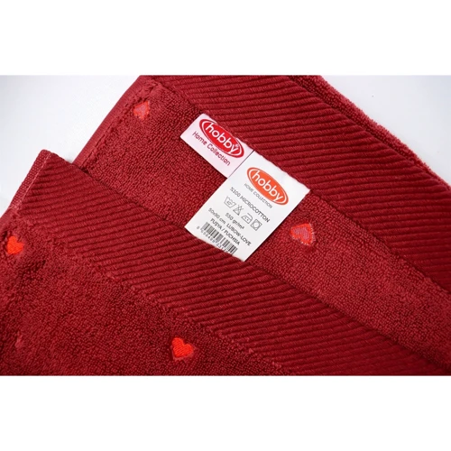 Полотенце HOBBY Lubow/Love Microcotton фуксия 50х90см (331754) фото 5