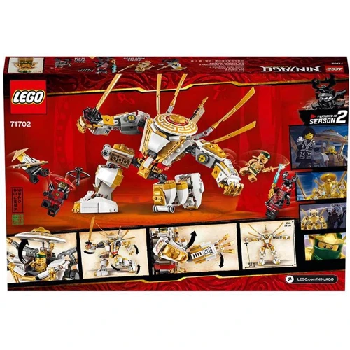 Конструктор LEGO Ninjago Золотой робот 489 деталей (71702): Рекомендуемый возраст (макс) 12 лет