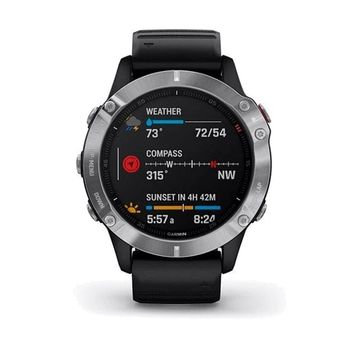 Смарт-часы Garmin Fenix 6 Silver with Black Band (010-02158-00): Операционная система нет