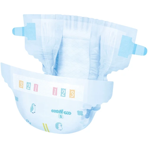Підгузки Goo.N Plus для дітей 4-8 кг (розмір S, на липучках, унісекс, 70 шт.): Тип Подгузники