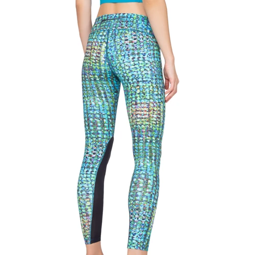 Спортивні тайтси Saucony Mesh Insert Tight SAW800001-DPSP 44 бірюзові: Склад Спандекс, Нейлон