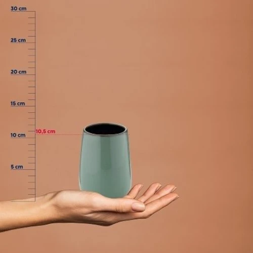 Стакан для зубных щеток KELA Liana сосново-зеленый 10.5х8 см (23625)
