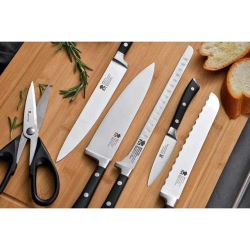 Нож для хлеба MasterPro Foodies collection BGMP-4312 20 см (00000025342): Особенности Нескользящее покрытие рукоятки, Эргономичность