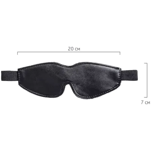 Маска Toyfa Anonymo Mask № 0203 PU leather Вlack