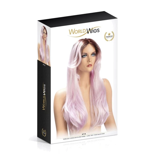 Перука World Wigs AYA LONG TWO-TONE MAUVE