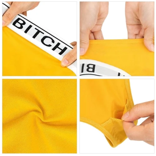 Вибротрусики LoveToy Ingen Bitch Vibrating Panties Yellow (на талию 86-97 см)
