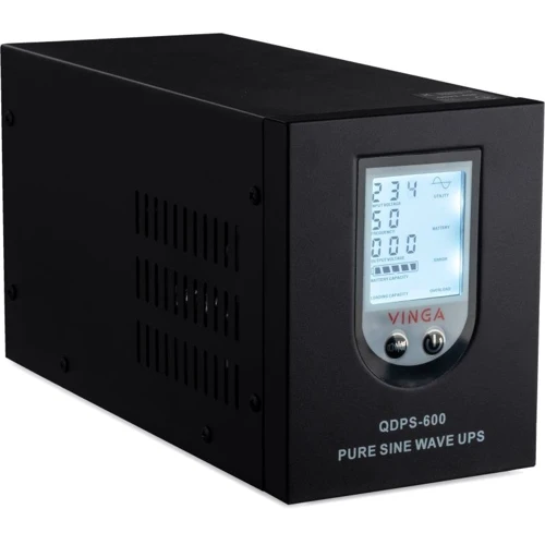Vinga QDPS-600 600VA LCD (QDPS-600): Назначение Для офиса, Для офиса, Для дома