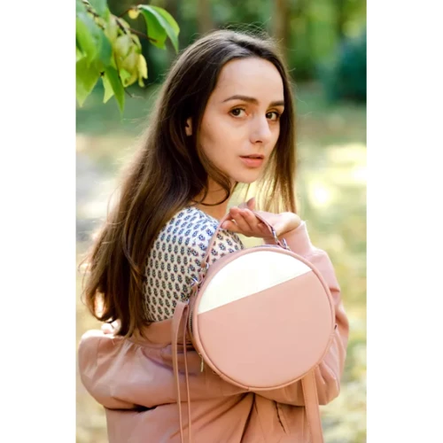 Женская сумка кросс боди Sambag Bale MZN пудрово-белая (52200606): Тип ручки Короткая ручка, Плечевой ремень, Со съемным ремнем