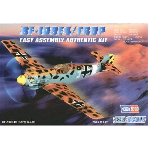 Модель Hobby Boss Німецький винищувач Messerschmitt Bf-109E4/Trop (HB80261)