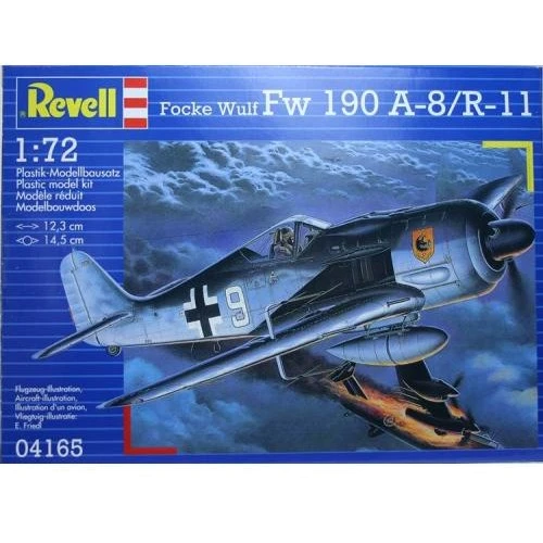 Модель Revell Истребитель-бомбардировщик Focke Wulf Fw 190 A-8/R11 1:72 (4165)
