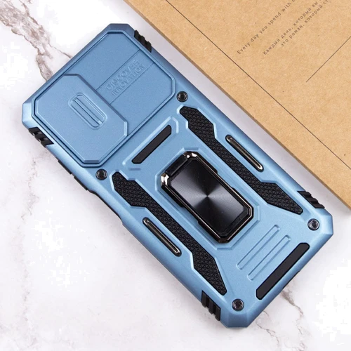 Чехол для телефонов Mobile Case Camshield Army Ring Light Blue for Xiaomi Redmi Note 11 Pro (Global) / Note 11 Pro 5G / Note 11E Pro: Пленка в комплекте нет