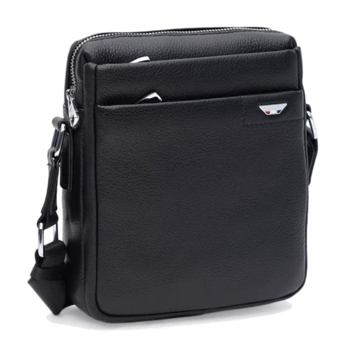 Чоловіча сумка через плече Ricco Grande чорна (K1z210-black)
