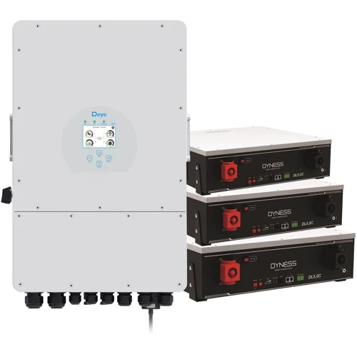 

Система хранения энергии Deye SUN-12K-SG02LP1-EU-AM3-3DY15.36K-LFP-W 12kW 15.36kWh 3BAT LiFePO4