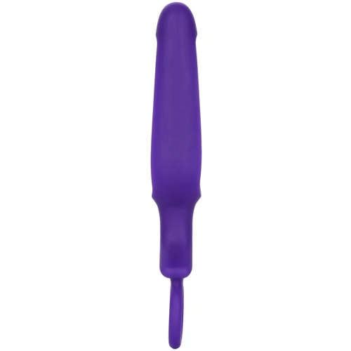 Анальная пробка Pipdream Silicone Groove Probe, 10,25х3,25 см, фиолетовый