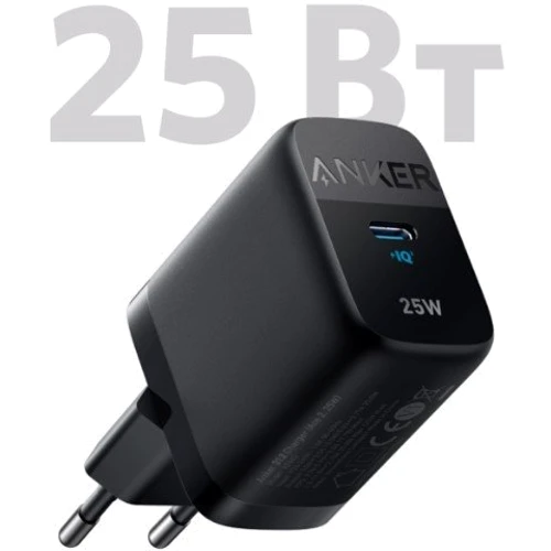 Зарядное устройство ANKER USB-C Wall Charger PowerPort 312 25W Black (A2642G11) фото 6