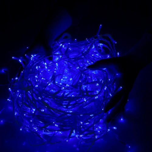 Гирлянда Springos бахрома уличная 12 м 300 LED Pilot голубая (CL306) фото 9