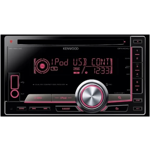 Kenwood DPX-404U: Дисплей LCD, монохромный, 2-строчный