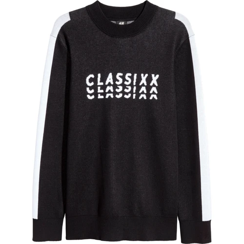 Джемпер H&M 4979266 46 черный: Вид Джемперы