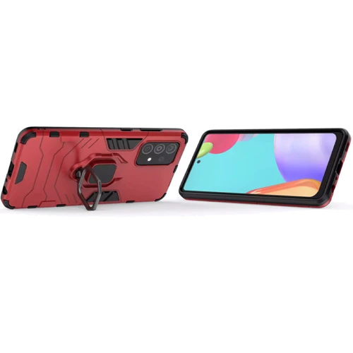 Аксесуар для смартфона Mobile Case Transformer Ring Dante Red for Samsung A725 Galaxy A72: Матеріал полікарбонат / силікон
