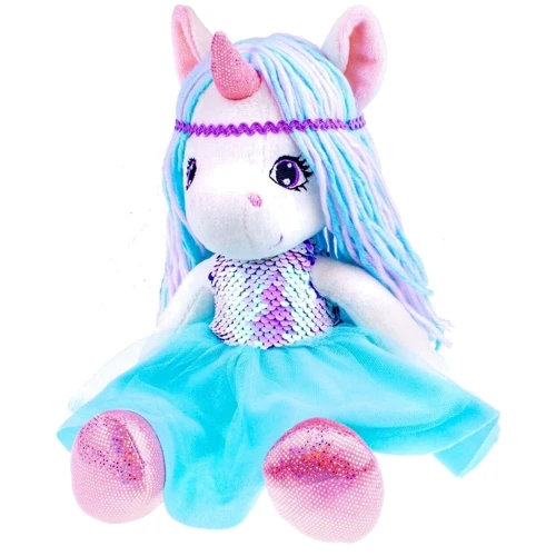 Мягконабивная кукла Fancy Dolls Единорожка 35 см. (KUKL4) фото 3