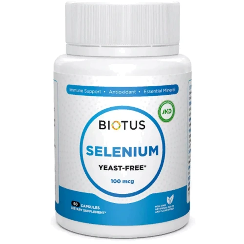 Biotus Selenium 100 mcg Селен без дріжджів 60 капсул