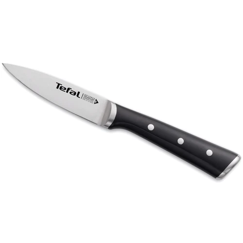Набор кухонных ножей Tefal Ice Force 8 предметов (K232S704): В комплекте Нож для овощей/Нож универсальный/Нож шеф-повара/Нож сантоку/Нож для хлеба/Нож для нарезания/Ножницы/Деревянная колода