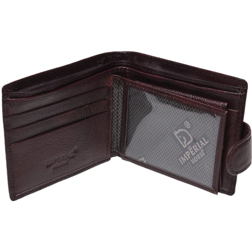Чоловіче портмоне Horse Imperial коричневе (K1023-brown): Формат гаманця вертикальний