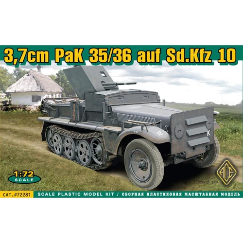 Модель Ace Бронетранспортер 37mm PaK 35/36 auf Sd.Kfz 10 (ACE72281)