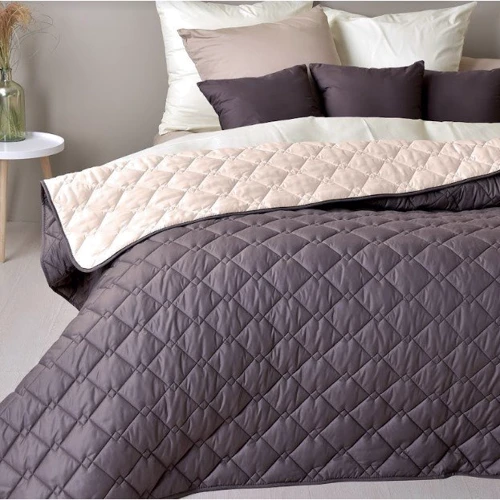 Покрывало IDEIA Стиль Cube 180х210 шоколад/бежевый (8-32404)