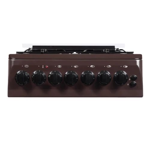 Плита комбинированная KLASS T6408E4 D.BROWN: Размеры 85x60x60 см (ВхШхГ)