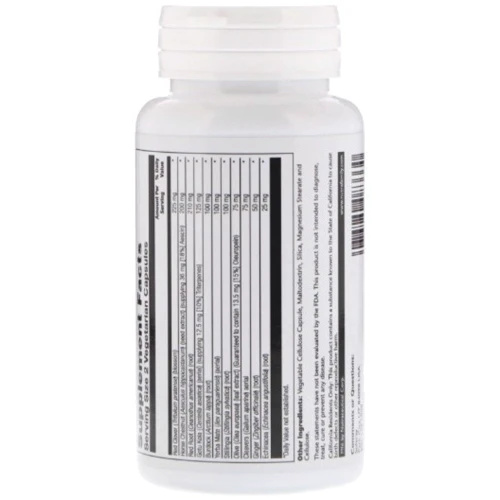 Solaray Total Cleanse Lymph, 60 Vegetarian Capsules (SOR-08333): Форма випуску капсули