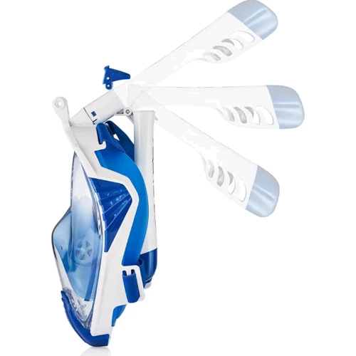 Маска для дайвинга Полнолицевая маска Aqua Speed DRIFT 7086 белый, синий Уни S/M (249-51)