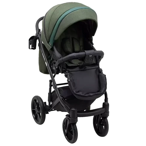 Коляска 2 в 1 Bair Marcel Light Экокожа BML-04 зеленая (680629): Ширина шасси 60 см