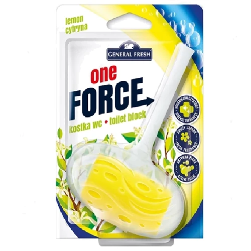 Блок для унитазов General Fresh ароматический, Лимонный блистер 40 г