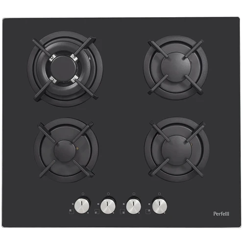 Варочная поверхность газовая Perfelli HGG 614 BL-1
