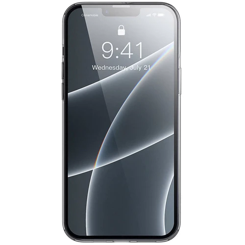 Чехол для iPhone Baseus Simple Transparent Black for iPhone 13 Pro: Материалы силикон