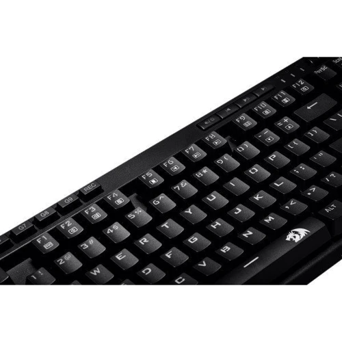 Клавиатура Redragon Magic-Wand Pro RGB USB Black (77514): Дополнительно подсветка клавиш, подставка под запястья, влагоустойчивость, без цифрового блока