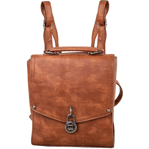 Жіночий рюкзак Valiria Fashion коричневий (DETAV3128-10): Тип ручки Зі знімним ременем, Плечовий ремінь, Коротка ручка