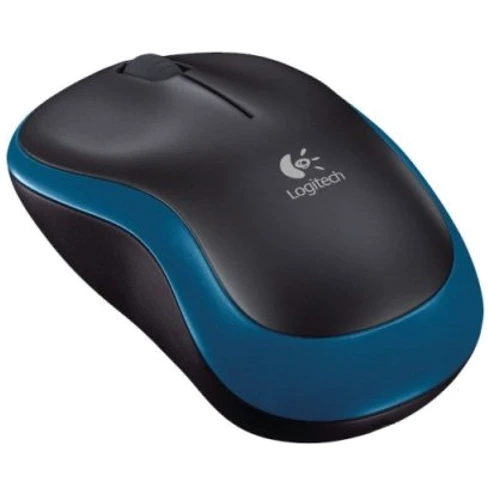 Мишка Logitech M185 WL Blue (910-002239): інтерфейс підключення Wireless (радіо інтерфейс)