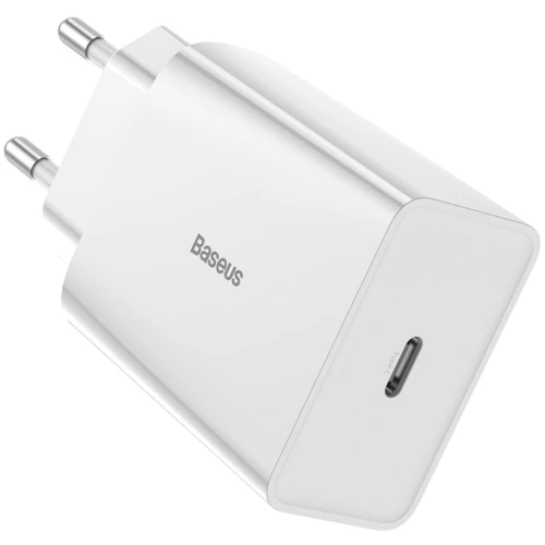 Зарядное устройство Baseus USB-C Wall Charger Speed Mini 18W White (CCFS-X02)