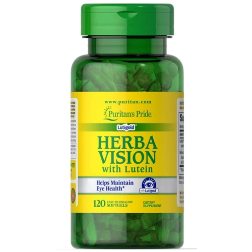 

Puritan's Pride Herbavision with Lutein and Bilberry 6 mg 120 caps Лютеин и черника для зрения