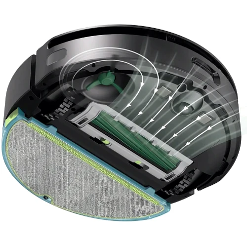 Робот-пилосос iRobot Roomba Combo DustCompactor 205 (Black) (L121040): Тип для сухого та вологого прибирання