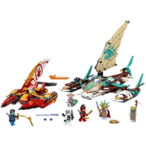 LEGO NINJAGO Морской бой на катамаранах (71748): Количество деталей, шт. 780