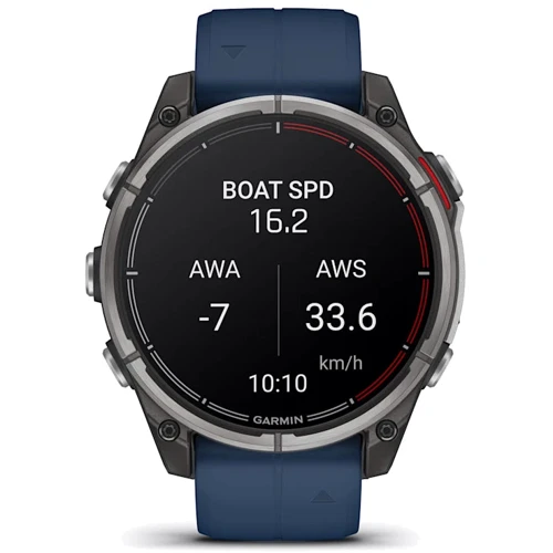 Смарт-часы Garmin Quatix 8 AMOLED 47mm Marine GPS Smartwatch (010-02904-51): Материал корпуса Армированный волокном полимер / Титан (Безель)