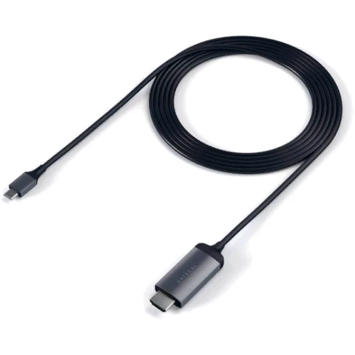Кабель Satechi Cable USB-C to HDMI 4K 1.8m Space Grey (ST-CHDMIM): Довжина 1.8 м